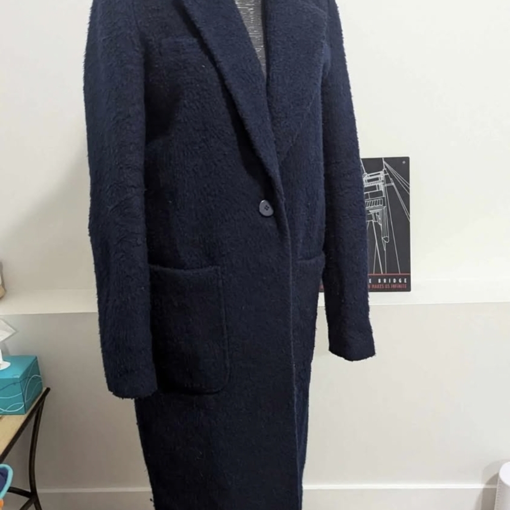 Urban Outfitters Navy Pea Coat